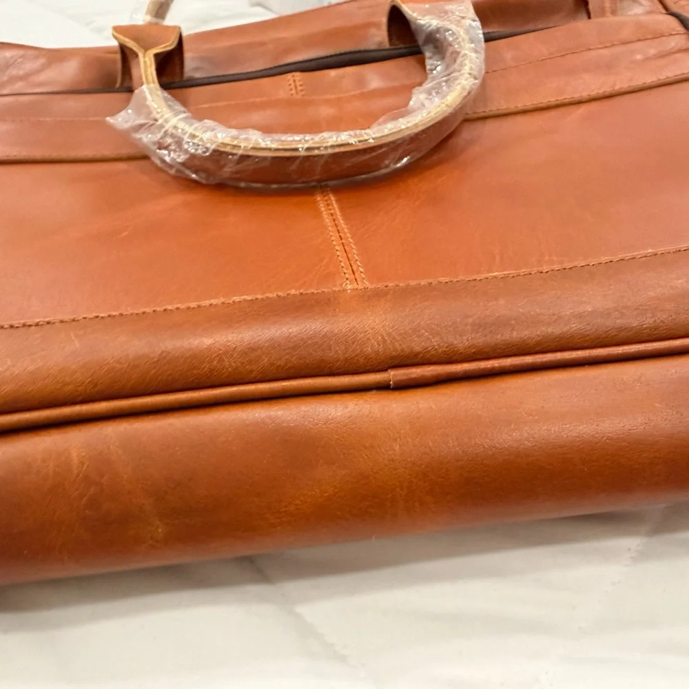 Classic Brown Leather Men's Bag - Picture 2 of 6